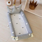 Bumble & Bird Portable Maxi Baby Nest & Lounger - Royal Grey