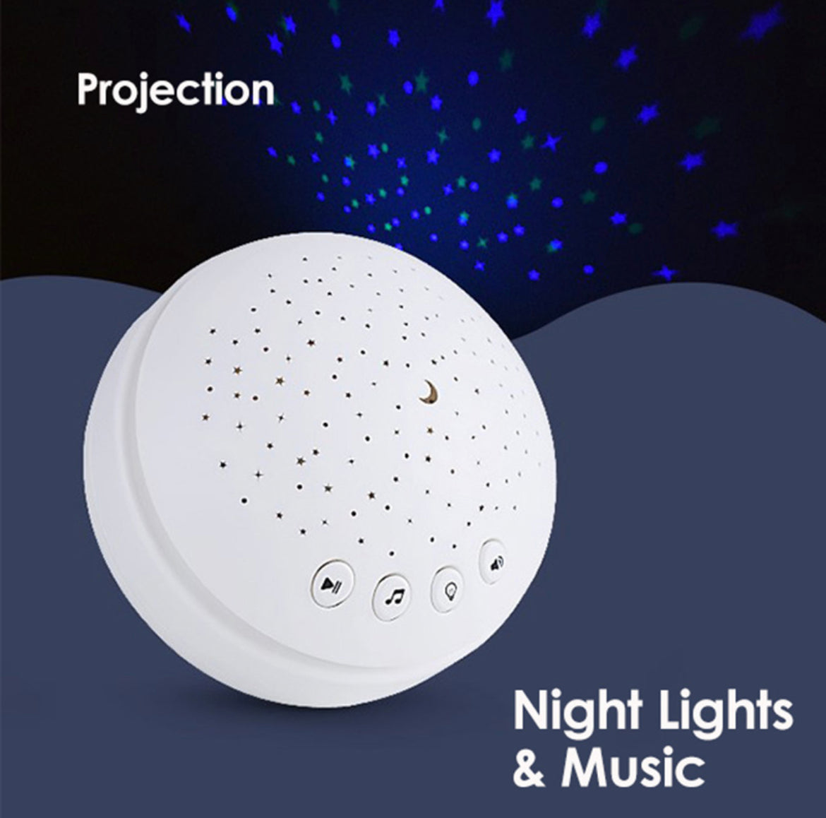 Little Learners Star 2 in 1 Projector & Night Light