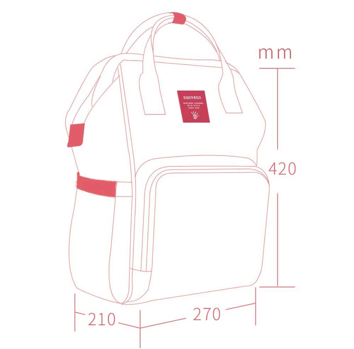 Sunveno Diaper Bag