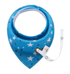 Tiny Toes Baby Bib With Pacifier String