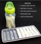 Tiny Tot Breast Milk Freezer Storage Trays - Pack of 2