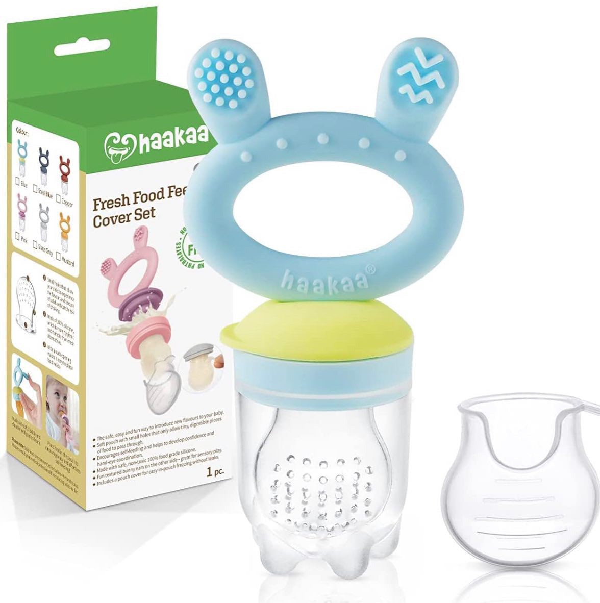 Haakaa Baby Fruit Food Feeder Pacifier Milk Frozen Set