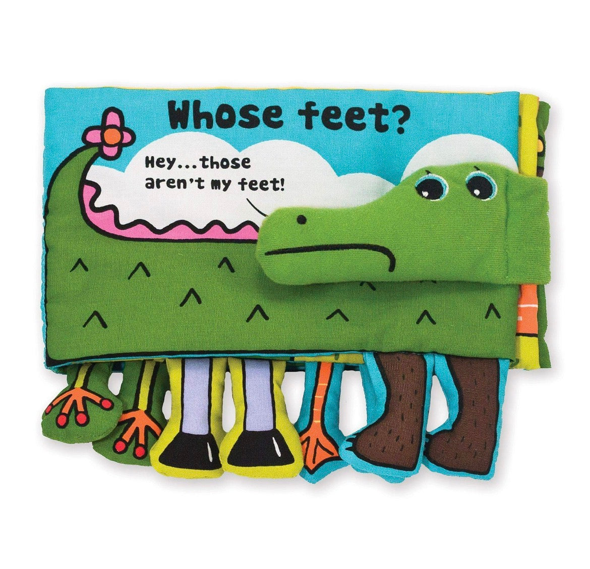 Melissa & Doug Whose Feet? Soft Activity Book