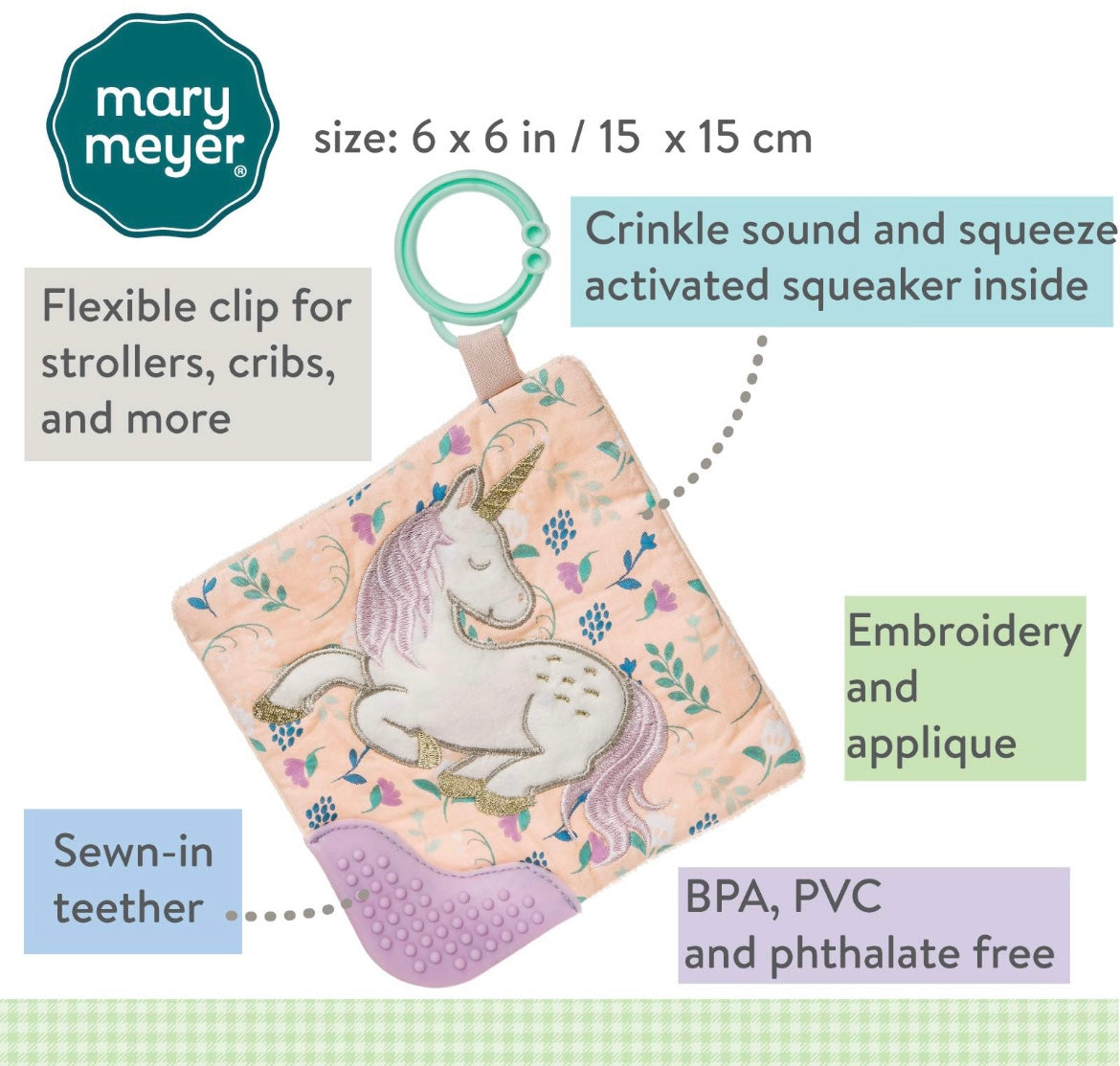 Mary Meyer Soother & Activity Taggies Toy