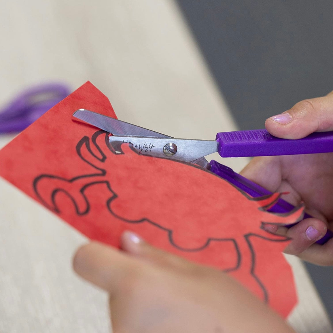 Ashton & Wright Self Opening Scissors With Protective Guard