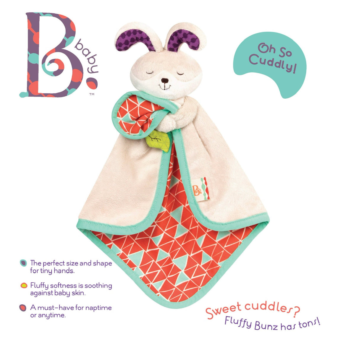 B Snuggles Security Blanket