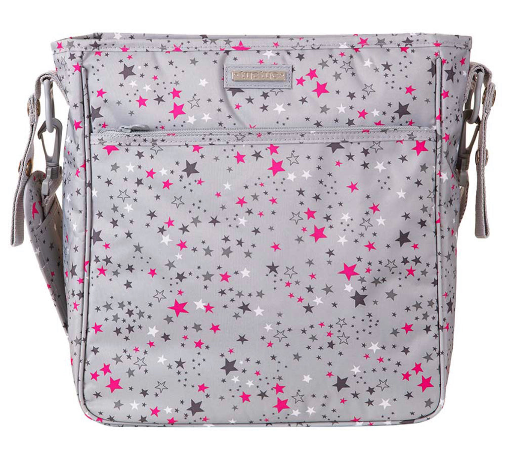 Little Story Star Diaper Bag - Grey