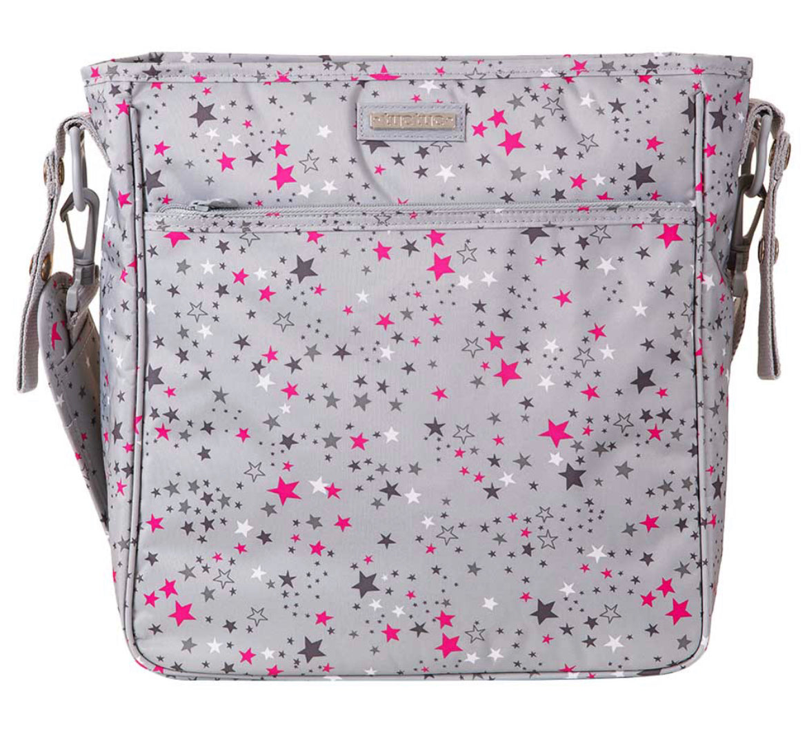 Little Story Star Diaper Bag - Grey