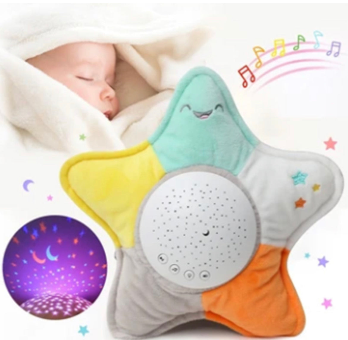 Little Learners Star 2 in 1 Projector & Night Light