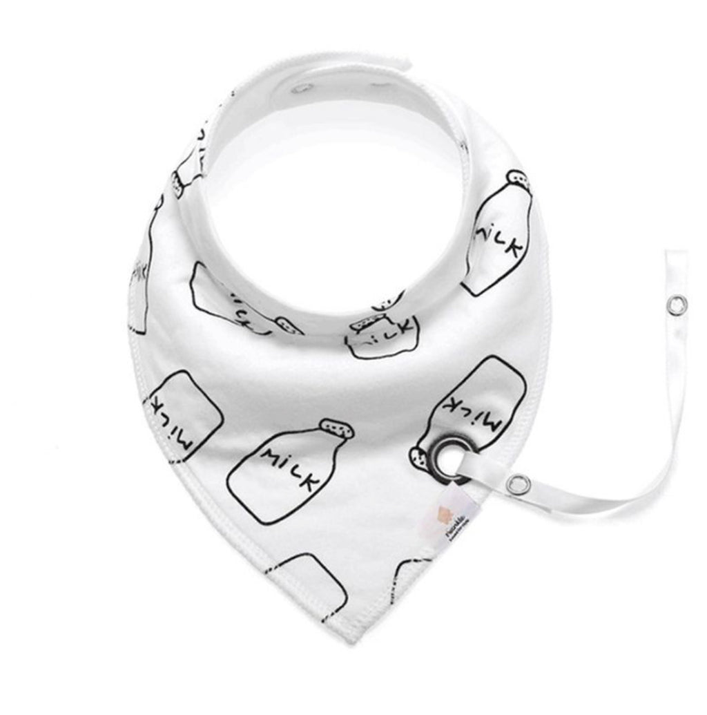 Tiny Toes Baby Bib With Pacifier String