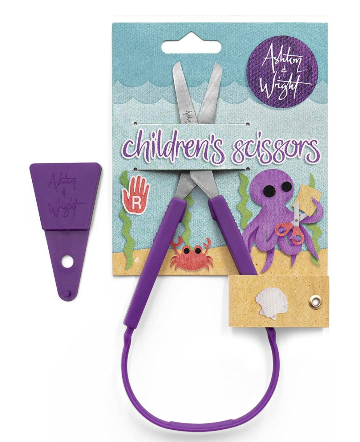 Ashton & Wright Self Opening Scissors With Protective Guard