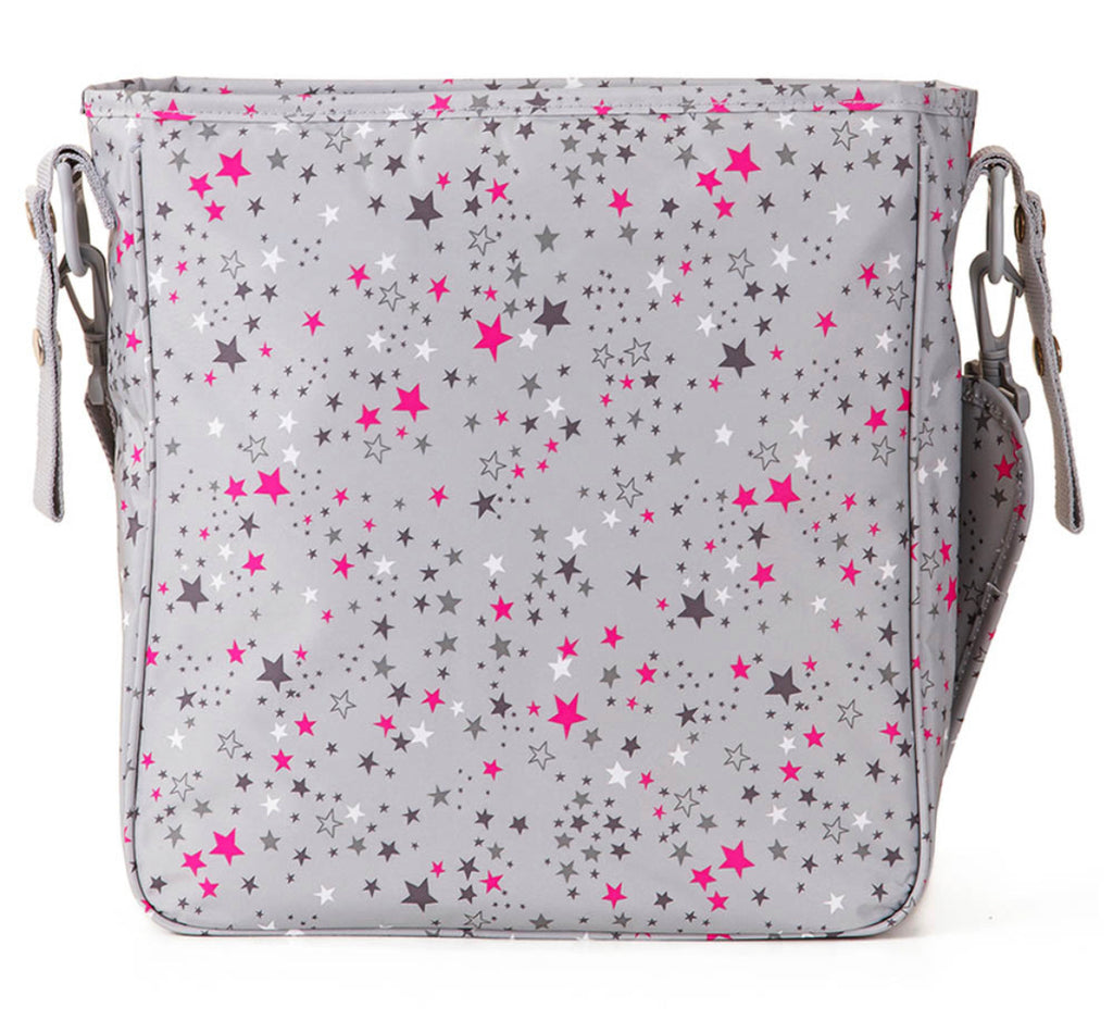 Little Story Star Diaper Bag - Grey