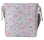 Little Story Star Diaper Bag - Grey