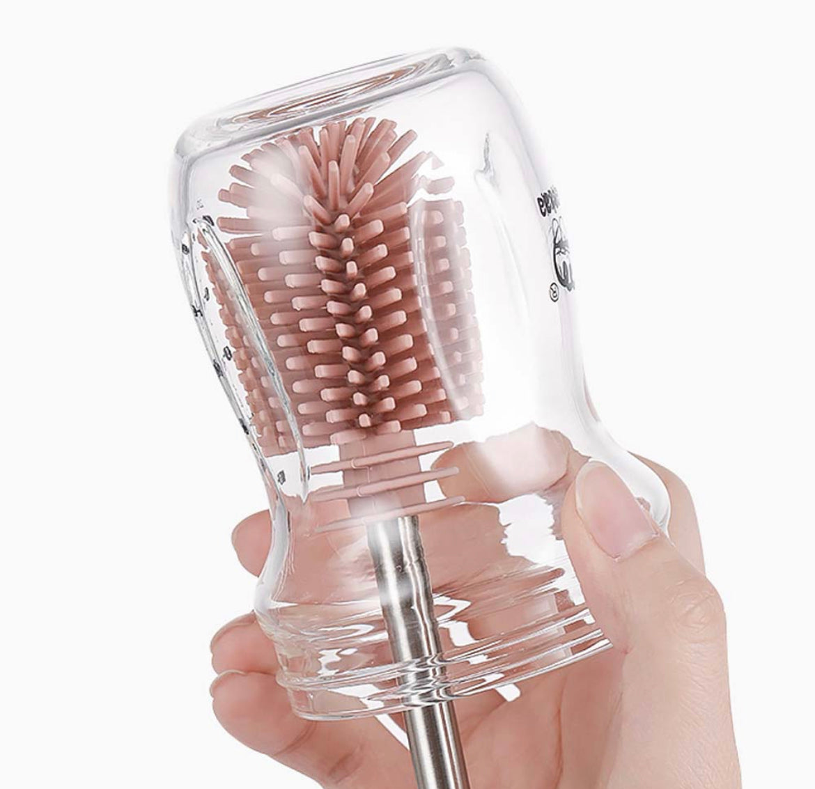Haakaa Double Ended Bottle Brush - Grey