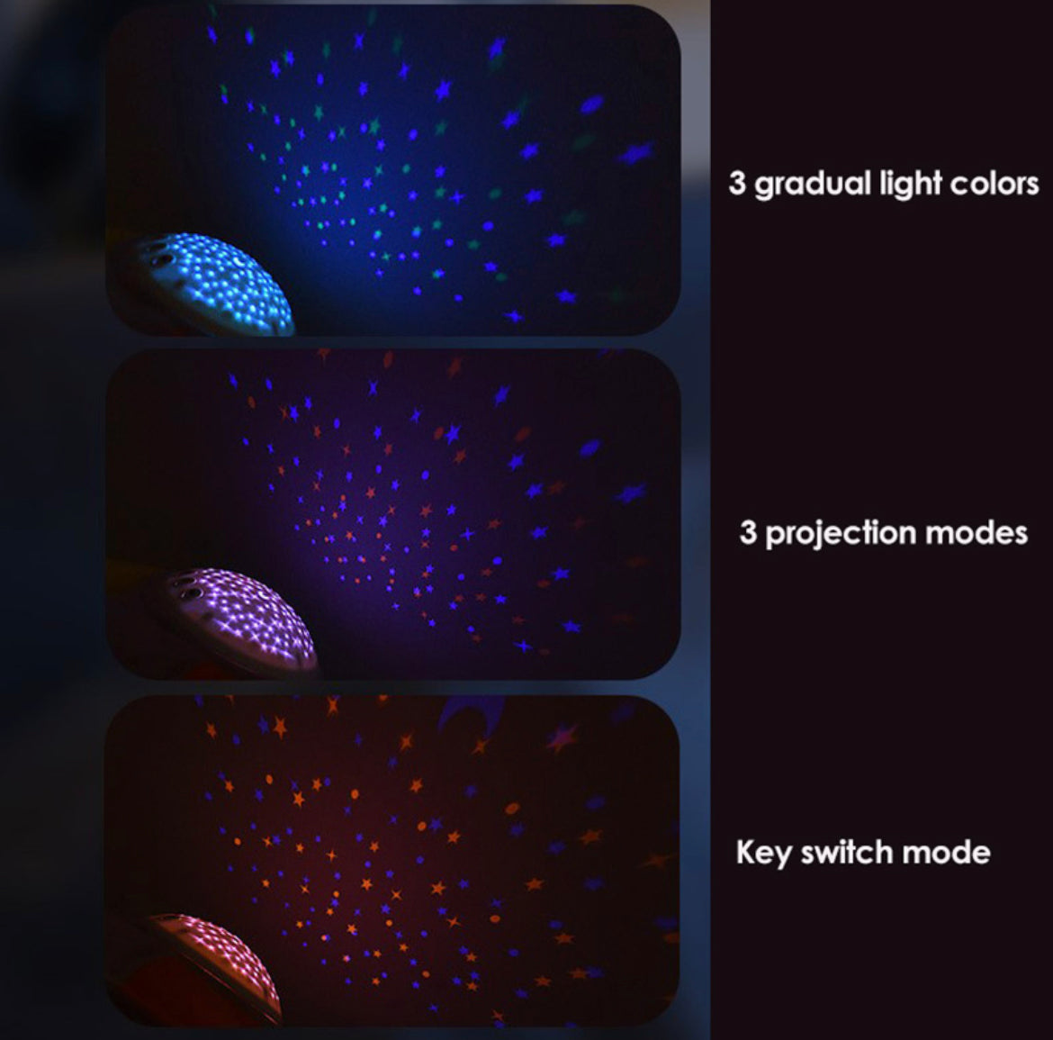 Little Learners Star 2 in 1 Projector & Night Light