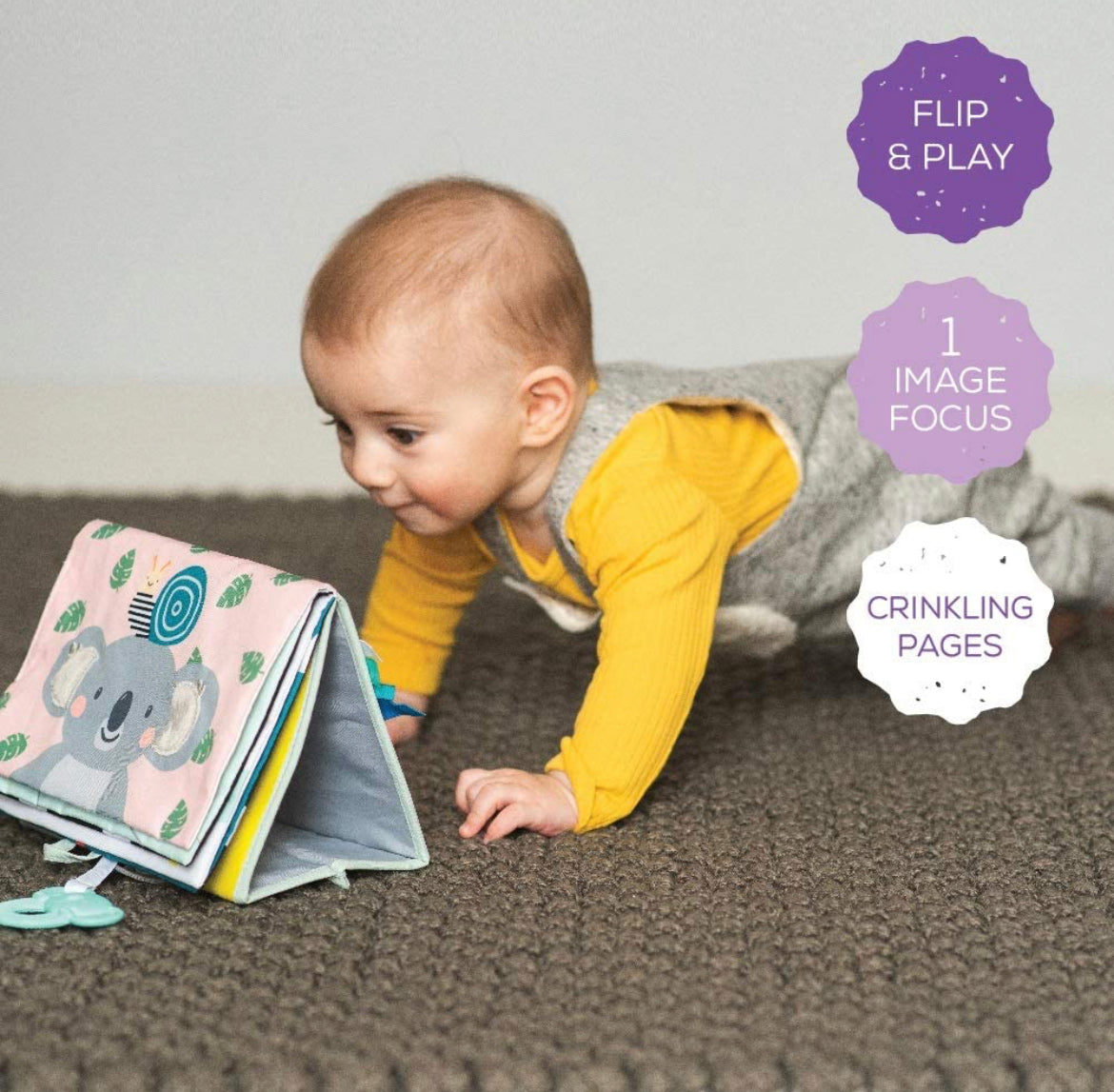 Taf Toys Koala Tummy Time Baby Book