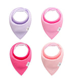 Tiny Toes Baby Bibs Set of 4