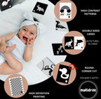 Makidrise Black & White Baby Sensory 60 Flash Cards