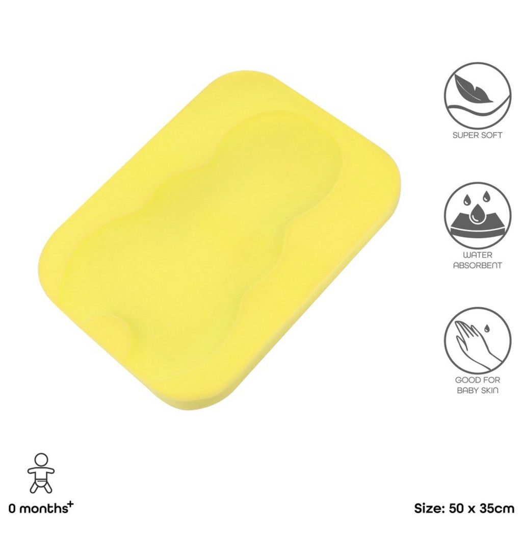 Moon Sponge Baby Bath Holder - Yellow