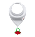 Tiny Toes Baby Bib With Teether