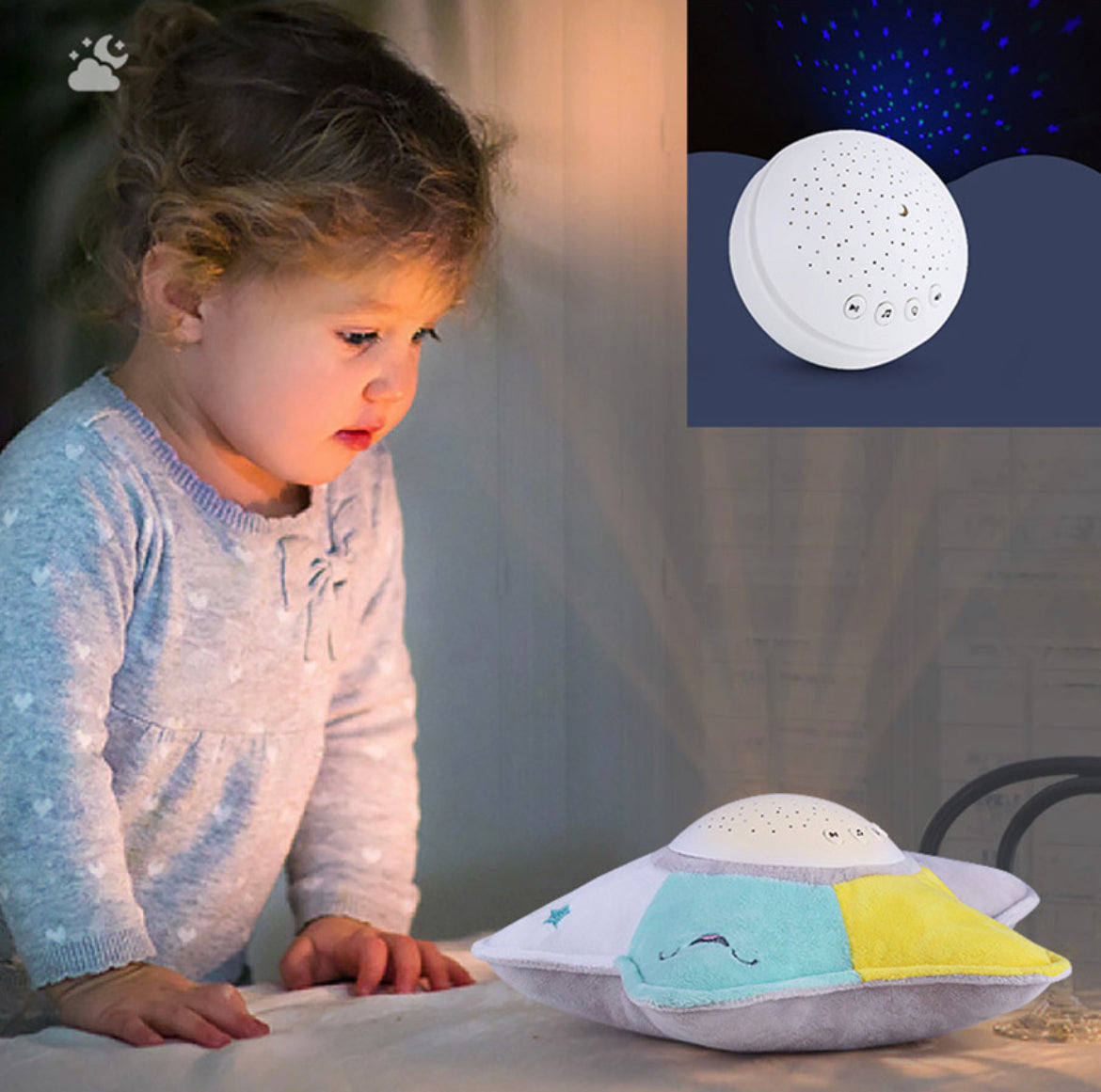 Little Learners Star 2 in 1 Projector & Night Light