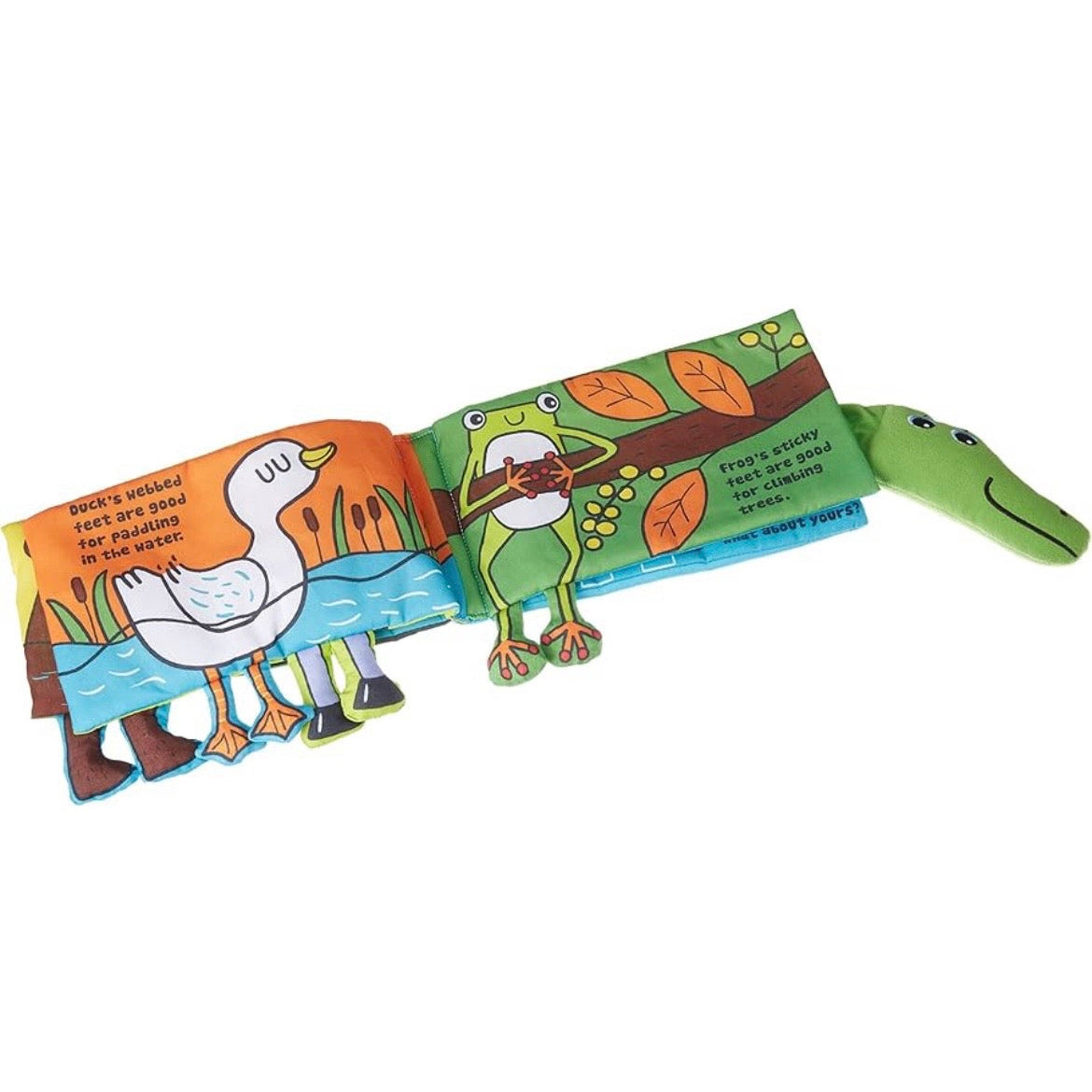 Melissa & Doug Whose Feet? Soft Activity Book