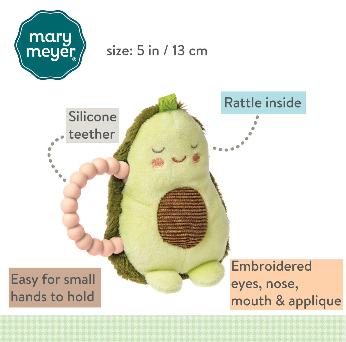 Mary Meyer Avocado Teether