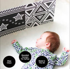 My Little Learner Black & White High Contrast Baby Sensory Fold Out Board Book