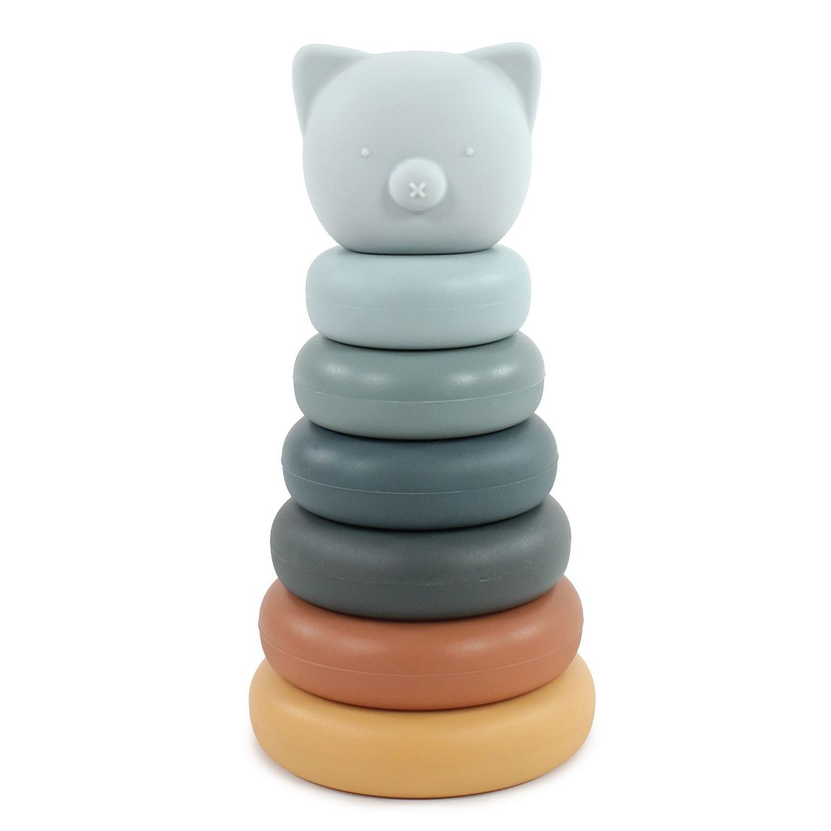 Twinkle Circular Silicone Stacker - Bear