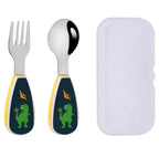 Rainbow Skool Kids Spoon & Fork Set