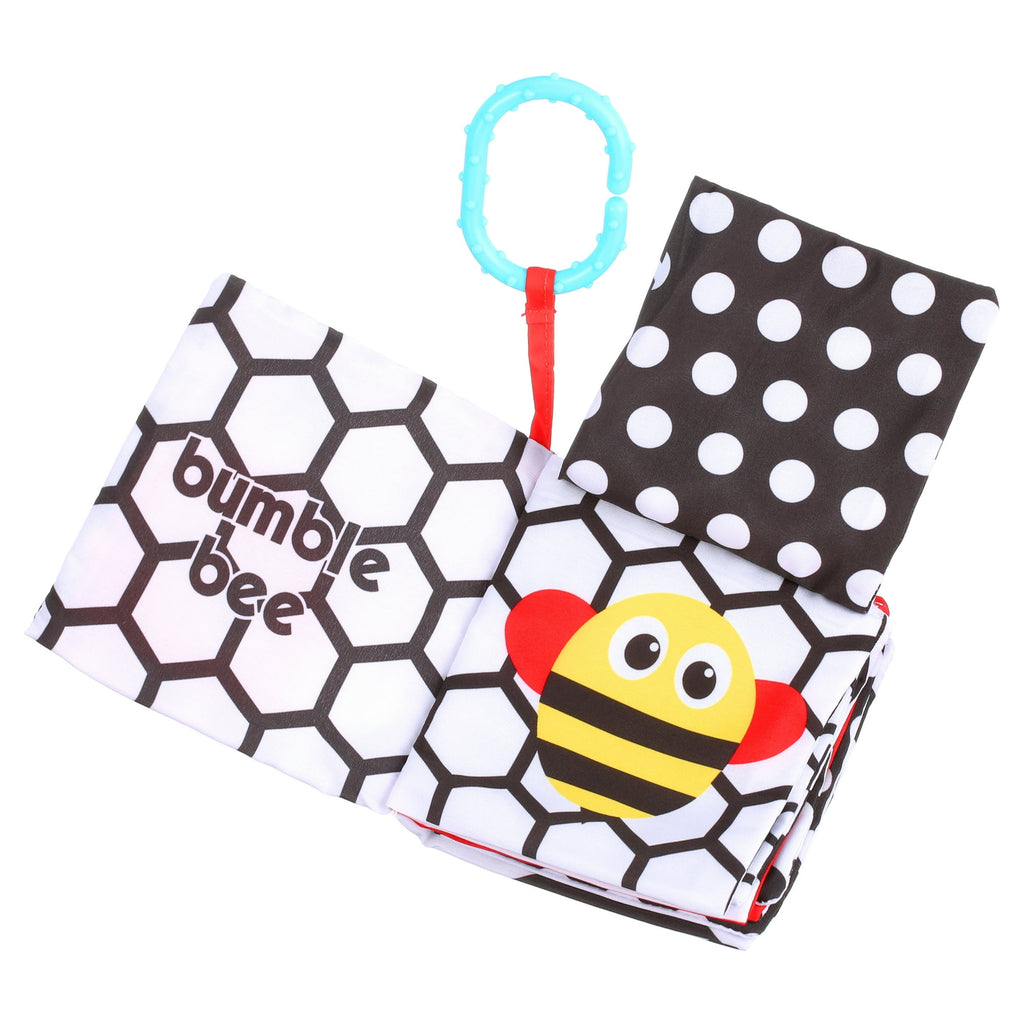 Sassy Black & White Peek a Boo Book
