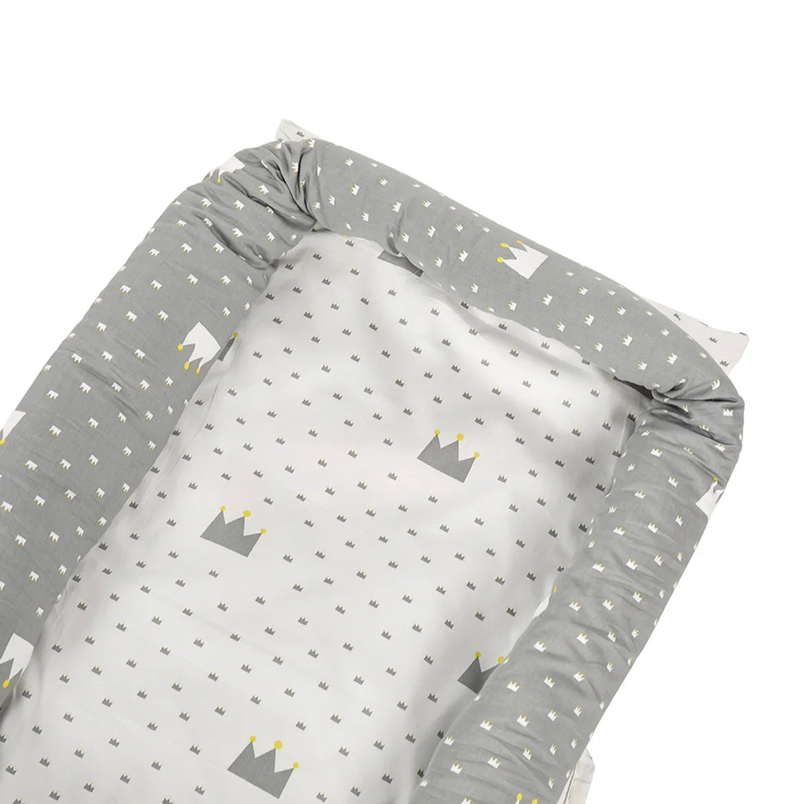 Bumble & Bird Portable Baby Nest & Lounger With Pillow - Crown