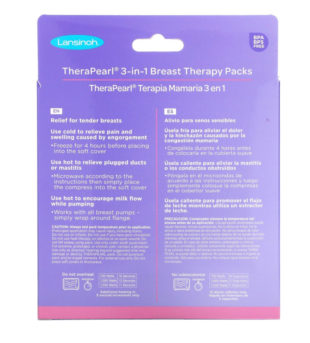 Lansinoh TheraPearl 3 in 1 Breast Therapy Gel Pack & Soft Covers