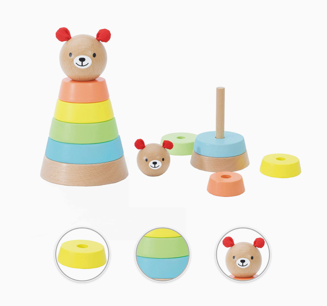 Classic World Wooden Bear Tower