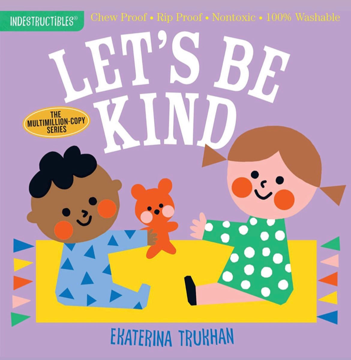 كتاب أطفال قابل للغسل وغير قابل للتلف 